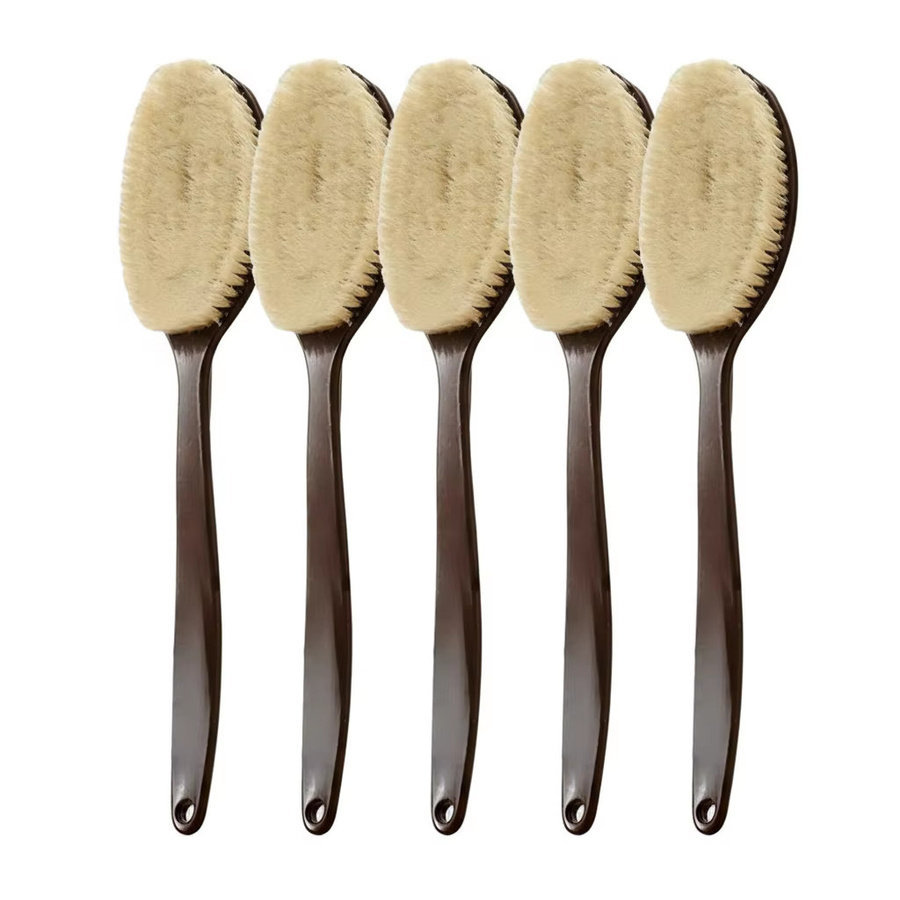 Badebürste mit langem Griff, Körperwäscher mit weichen Borsten, Unisex - Bild 6