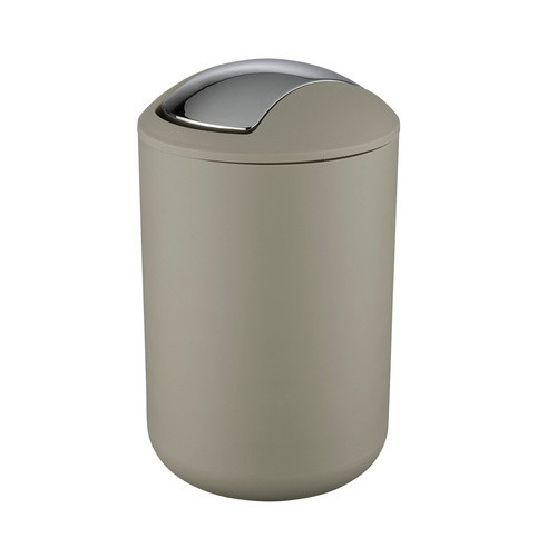 Wenko Schwingdeckeleimer Brasil in Taupe mit 6,5 l Fassungsvermögen - Bild 2