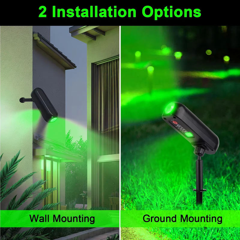XIWANGFIRE LED Solar Gartenleuchte IP65 wasserdicht RGB Outdoor Scheinwerfer Schwarz - Bild 6