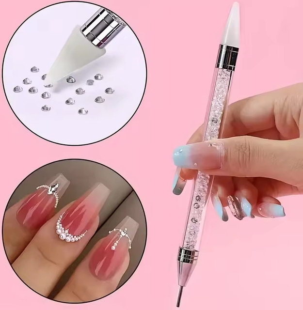 LINMANDA Doppelseitiger Strassstift für Nagelkunst - Bild 1