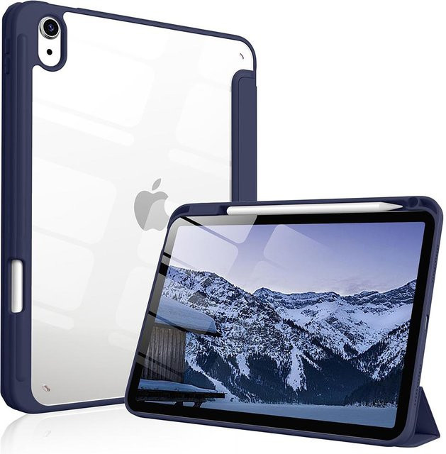 Magnetische Smart-Hülle für Apple iPad 11. Generation (11 Zoll) und 10. Generation (10,9 Zoll) mit Stifthalter in Blau - Bild 1
