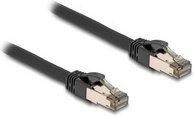 Delock RJ45 Netzwerkkabel Cat.6a U/FTP ultra flexibel mit innerem Metallmantel, 10 m, schwarz - Bild 1