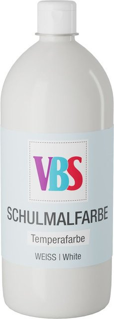 VBS Schulmalfarbe Weiß 1000 ml - Bild 1