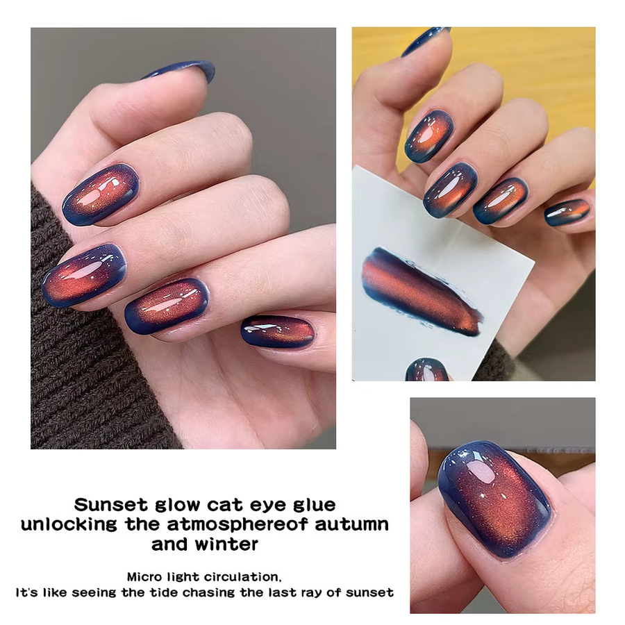 kaniu Magnetisches Cat Eye Nagelgel, Gold, 24 ml - Bild 5