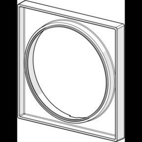Hansa Rosettenverlängerung HANSABLUEBOX B/H: 150 x 150 mm - Bild 1