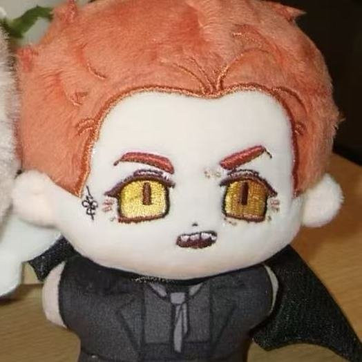 Yiran Health & Beauty Good Omens Aziraphale Crowley Plüschtier Anhänger, 10cm, ab 14 Jahren - Bild 1
