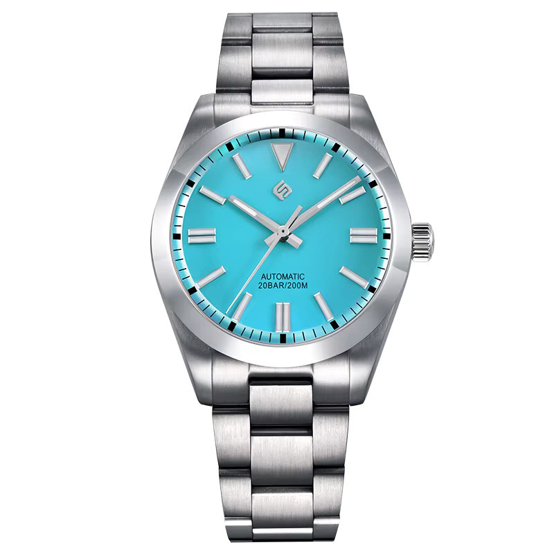 LIGE Armbanduhr Automatik, Edelstahl, Blau, Herren - Bild 4