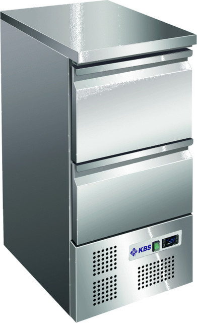KBS Kühltisch KTM 106 in Silber, B/H/T: 43,8 x 87,5 x 70 cm - Bild 1