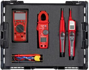 Benning Messgeräte-Box Elektromeister Set in Rot - Bild 1