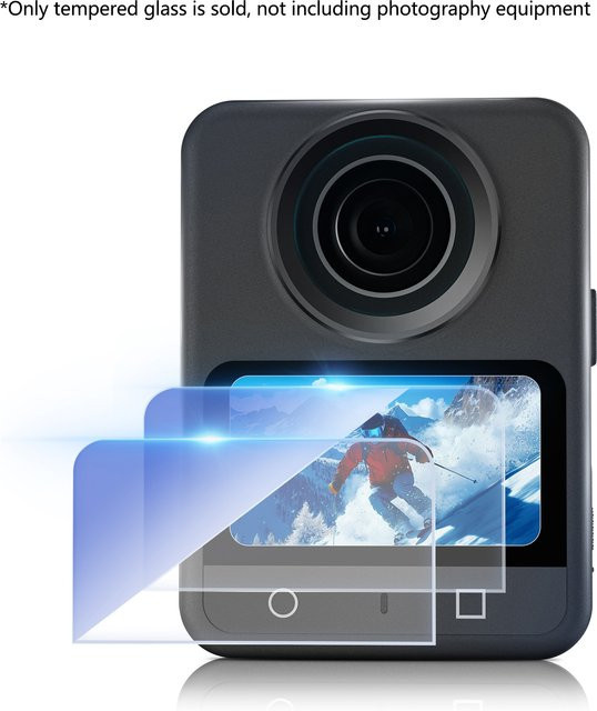 STARTRC Kratzfeste HD-Hochtransparenz-Hartfolie für DJI Osmo 360 Action-Kamera, Transparent - Bild 1