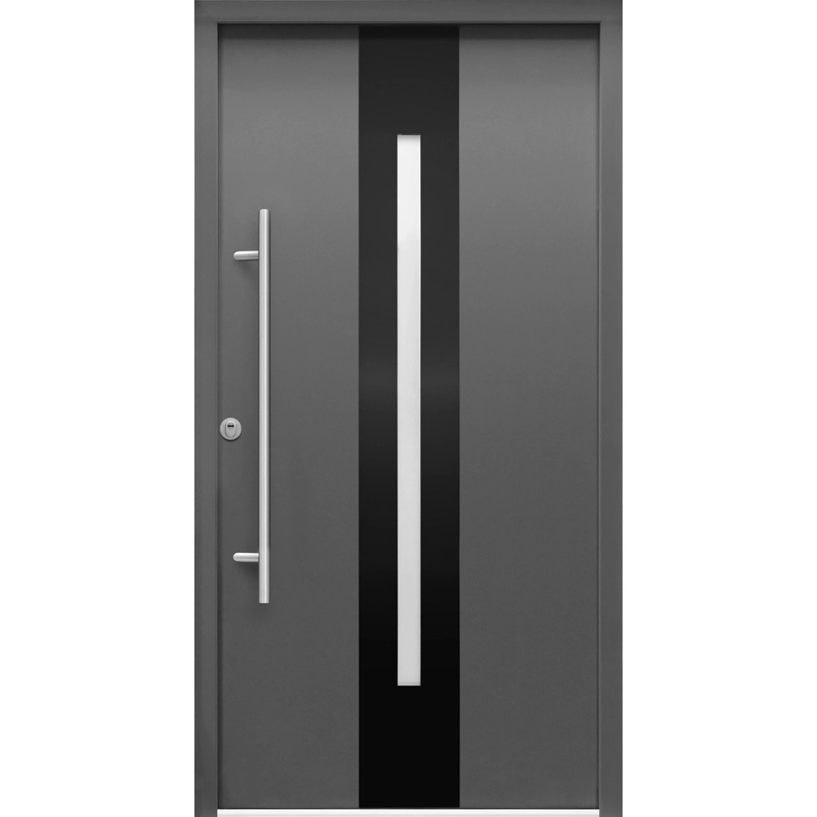 Splendoor Sicherheits-Haustür ThermoSpace Prime Dublin RC2 Komfort mit Glaseinsatz, Farbe: Anthrazit, B: 110 cm, H: 210 cm - Bild 2