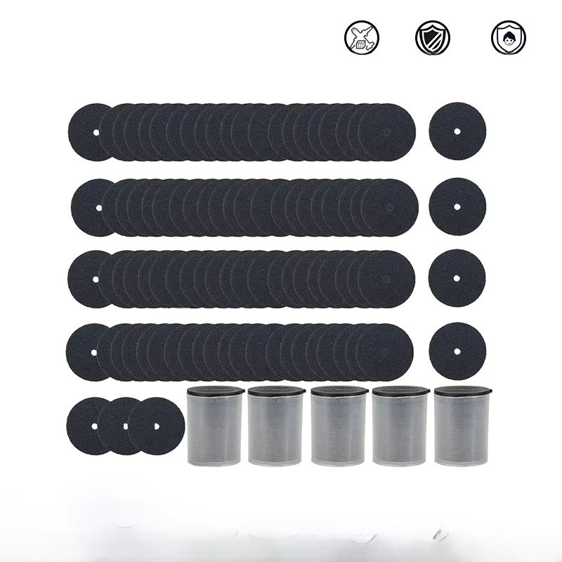 XCAN Harz Trennscheiben Set in Schwarz, 25mm Schleifscheiben für Dremel Drehwerkzeug Zubehör, 36 oder 150 Stück - Bild 6