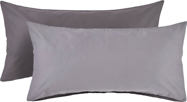 Joop Kissenbezug aus Mako-Satin in Grau, B/H: 40 x 80 cm - Bild 1