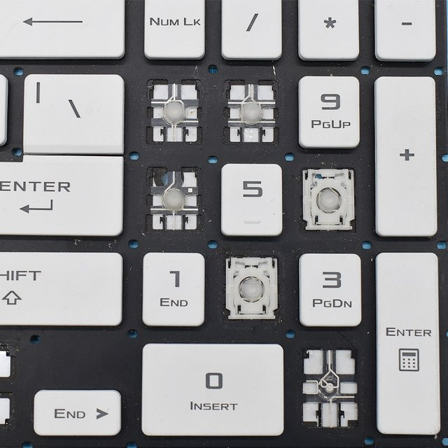 Asus Tastatur-Tastenkappe mit Scherenscharnier-Schlüsselrahmen für TUF Gaming FX507 FX517 A15 F15 FA507 FA507RC FA507RE A17 FA707 F17 FX707 FX707ZC - Bild 1