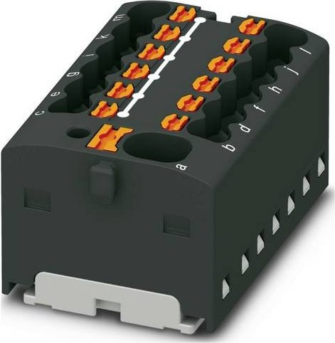 Phoenix Contact Verteilerblock Schwarz 20 Stück mit Schraubanschluss - Bild 1