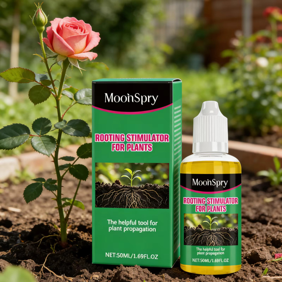 MoonSpry Organischer Wurzelstimulator für schnelles Pflanzenwachstum und Wurzelbildung bei Zimmerpflanzen und im Gartenbau - Bild 3