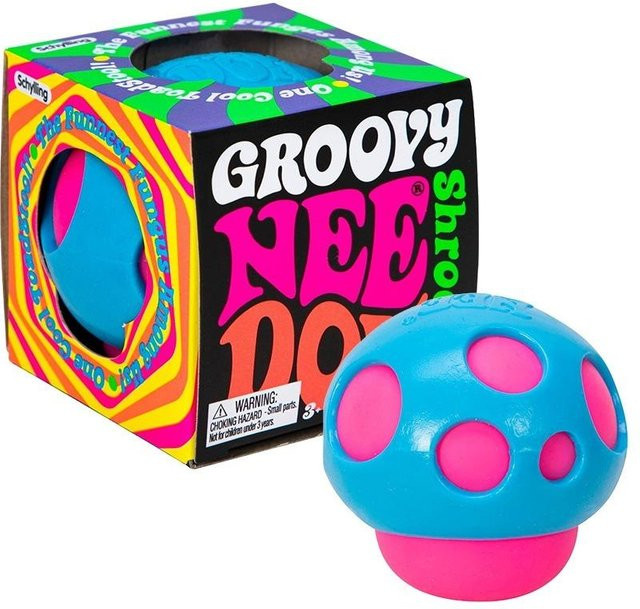 Needoh Groovy Pilz Quetschspielzeug, pink - Bild 1