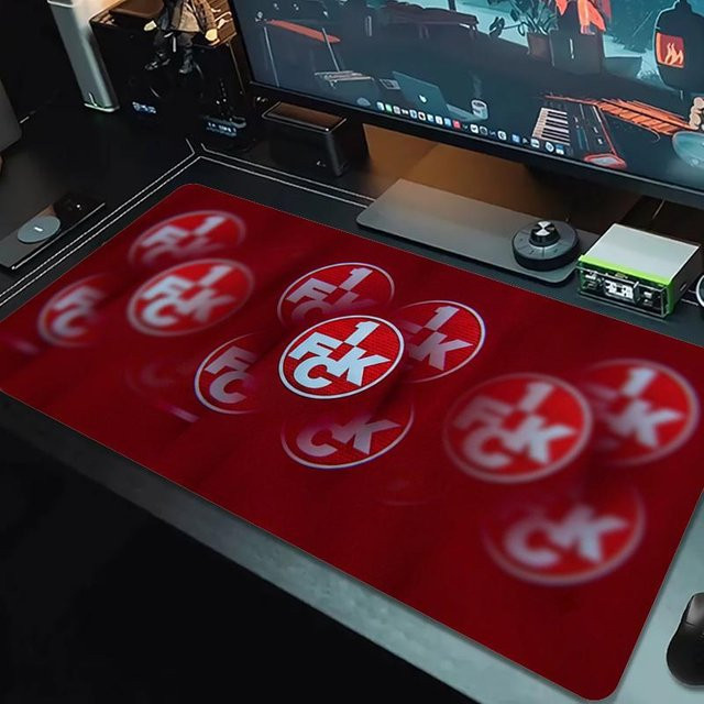Wanghengyao Gaming-Mauspad XXL in Rot, rutschfeste Spielmatte für Laptop und Tablet, B/B: 80 x 30 cm - Bild 1