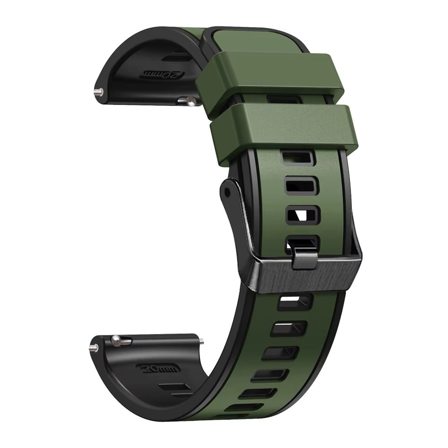 KOSPET Uhrenarmband Silikon, 22 mm, Schwarz, Unisex - Bild 3