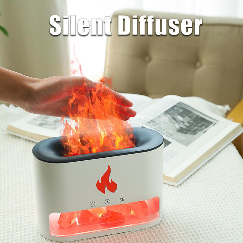 TOMTOP JMS Aromatherapie-Diffusor für ätherische Öle, 250 ml, USB-betrieben, mit Nachtlicht und automatischer Abschaltung, Schwarz - Bild 3