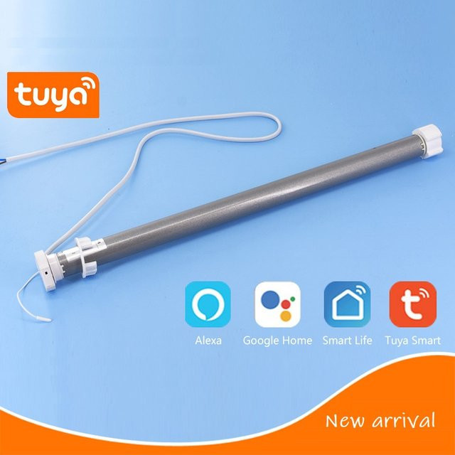 Tuya Smart Wifi Rohr-Rollladenmotor für elektrische Rollläden, kompatibel mit Alexa, Google Home und Yandex Alice - Bild 1