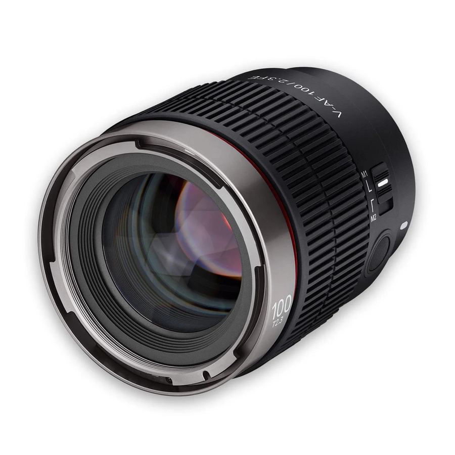 Samyang V-AF 100mm T2,3 FE Video-Objektiv für Sony E-Mount in Schwarz - Bild 2