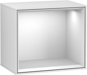 V&B Finion Regalmodul Wandbeleuchtung mit LED in Weiß lackiert B/H/T: 41,8 x 35,6 x 27 cm - Bild 1