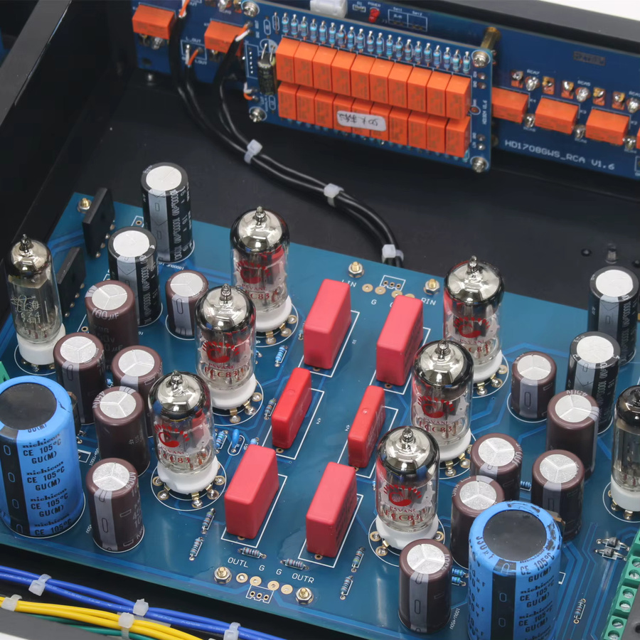 SENGTERBELLE HiFi-Röhrenvorverstärker mit ECC83 und 6Z4 Röhren, Lautstärkeregler auf JP200-Basis - Bild 4