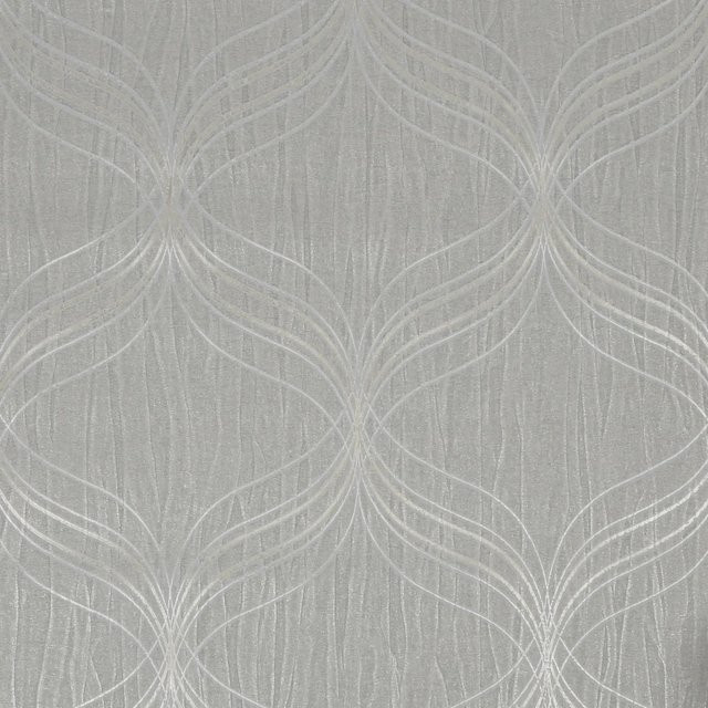 Boutique Luxury Vliestapete Optical Geo in Silver mit geometrischem Abstract-Design, Breite: 0,52 m, Länge: 10,05 m - Bild 1