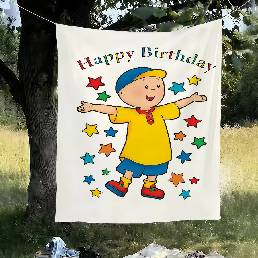 Warner Bros. Caillou Flaggen Kunstdruck Mehrfarbig B: 60,0 cm, H: 40,0 cm - Bild 2