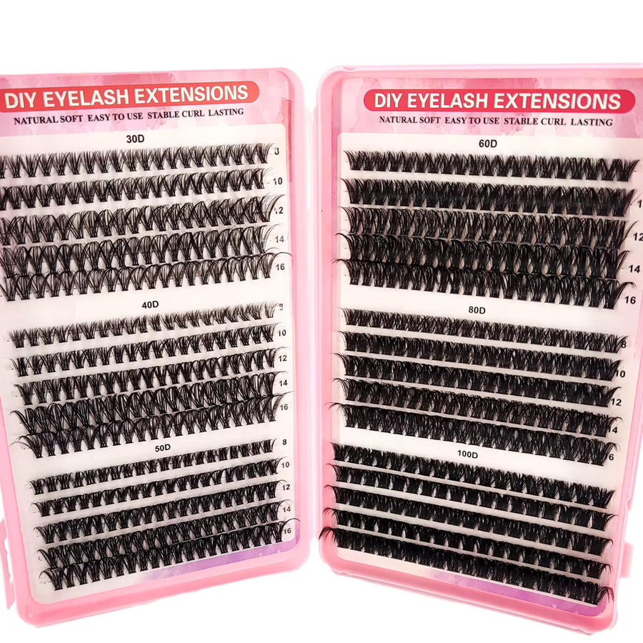 Wimperncluster, 30D-120D, Volumen, Unisex - Bild 4
