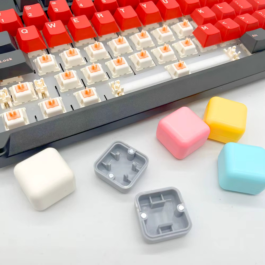 KOYDing 2-in-1 Schalteröffner für mechanische Tastaturen aus PBT in Pink für TTC Cherry MX Gateron Kailh Box Outemu Schalter - Bild 1