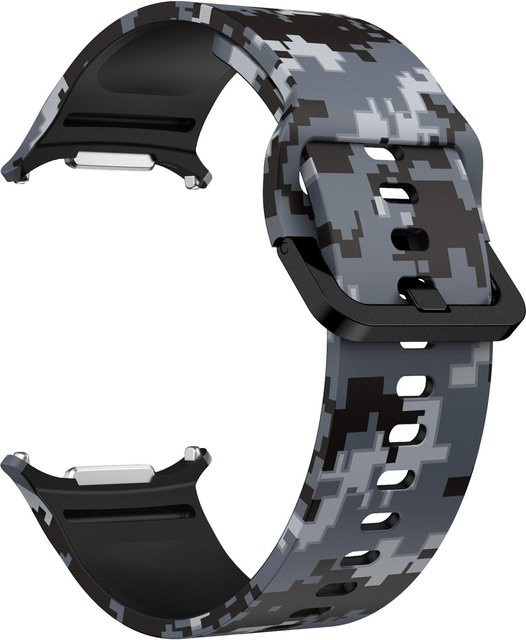 LUJING Uhrenarmband Silikon, grau, Unisex - Bild 1