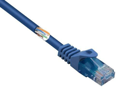 Renkforce RF-5044020 RJ45 Patchkabel CAT 5e U/UTP Ethernet/LAN, Blau, Länge: 3,00 m - Bild 1