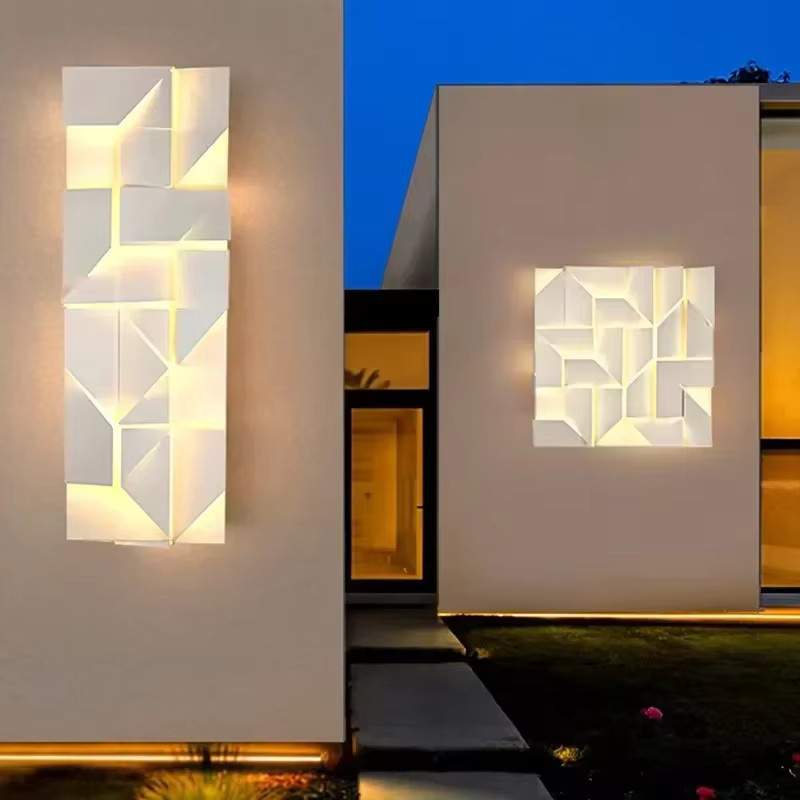 JIANKEXING LED Wandleuchte in Weiß mit warmweißem Licht für Wohnzimmer, Schlafzimmer und Flur - Bild 4