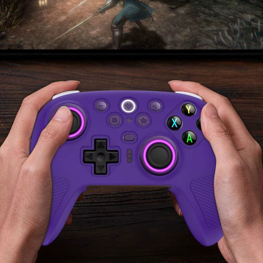 Stoßfeste Silikon-Gaming-Controller-Hülle in Schwarz für den 8BitDo Ultimate 2 Wireless Controller - Bild 4