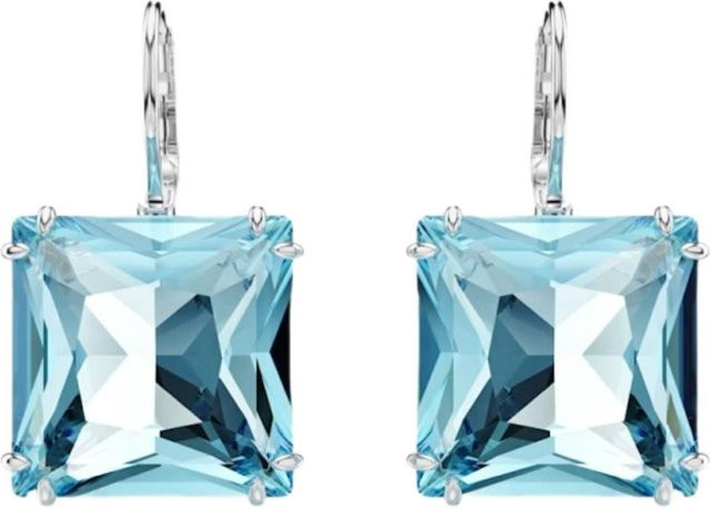 Swarovski Ohrringe, rhodiniert, Silber, Kristall, Damen - Bild 1