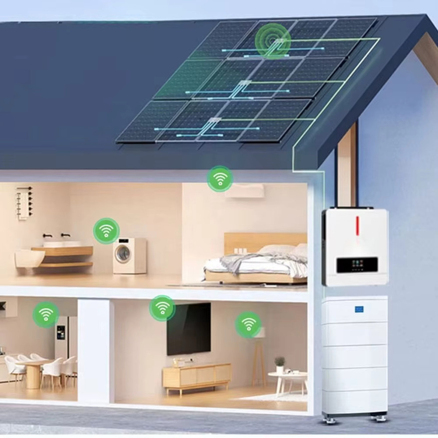 LiFePO4 Lithium-Ionen-Akku für Home Energy Storage System mit CAN-Schnittstelle, Farbe: Weiß - Bild 4
