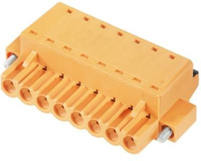 Weidmüller Buchsengehäuse-Kabel BL/SL in Orange, 24 Stück, Rastermaß: 5 mm - Bild 1