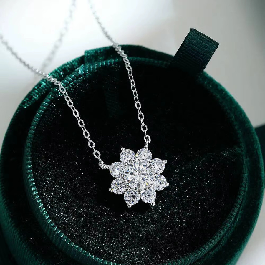 JoiasHome Halskette, 925 Silber, Diamant, Damen - Bild 3