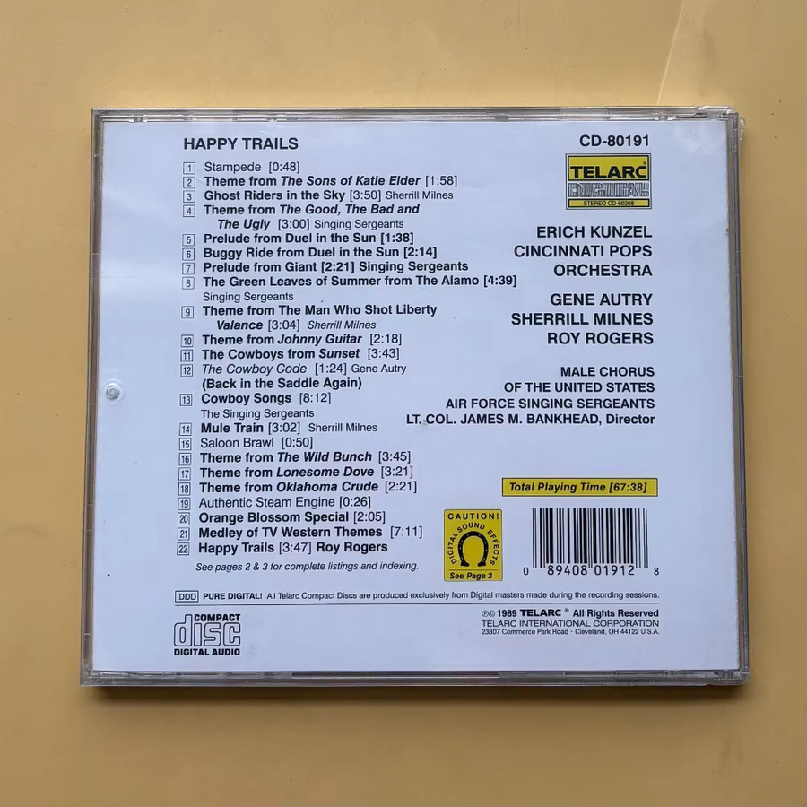 Telarc Western Orchestral CD mit Cincinnati Pops unter der Leitung von Kunzel - Bild 2