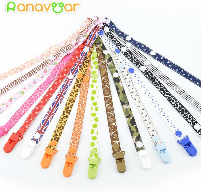 Ranavoar Baby Schnuller-Clip Kette in Multicolour als lustiger Schnullerhalter für Säuglinge - Bild 1