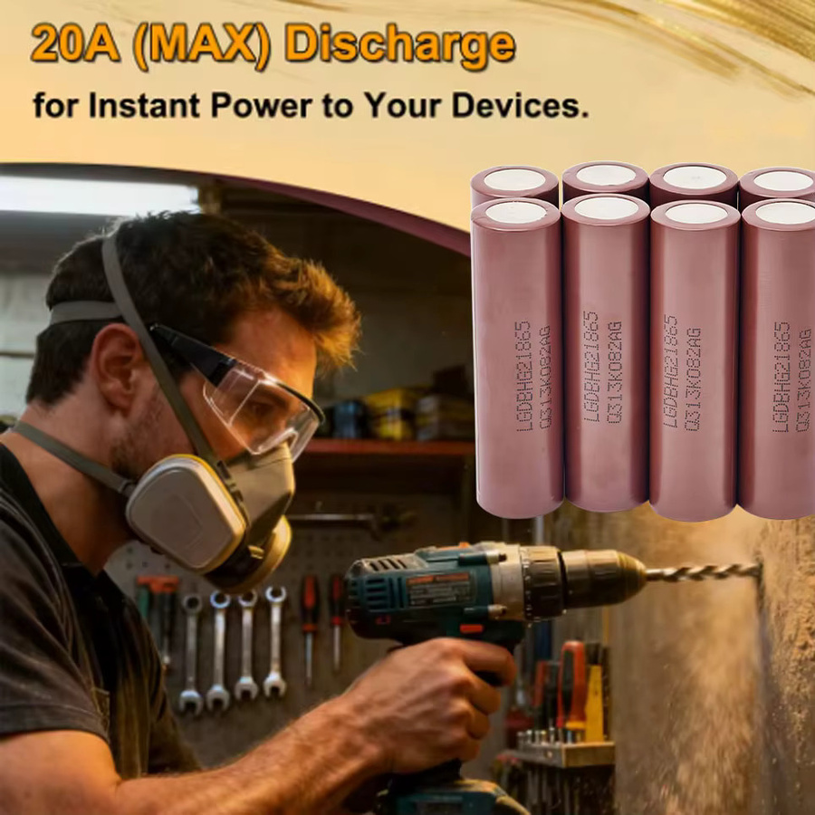 Hochleistungs-Akku Li-Ion 18650 HG2 3000mAh 3,7V für Taschenlampen und Spielzeugautos - Bild 5