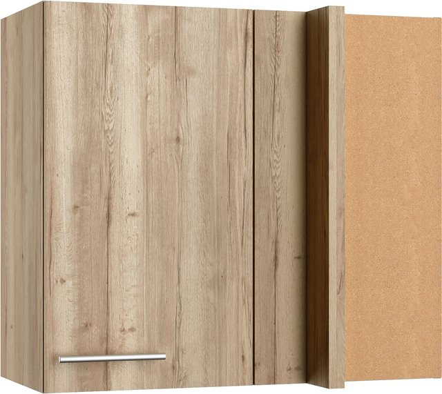 Optifit Küchen-Eckoberschrank Erik290 in Wildeiche, B/T/H: 80 x 45 x 70,4 x 34,9 cm - Bild 1