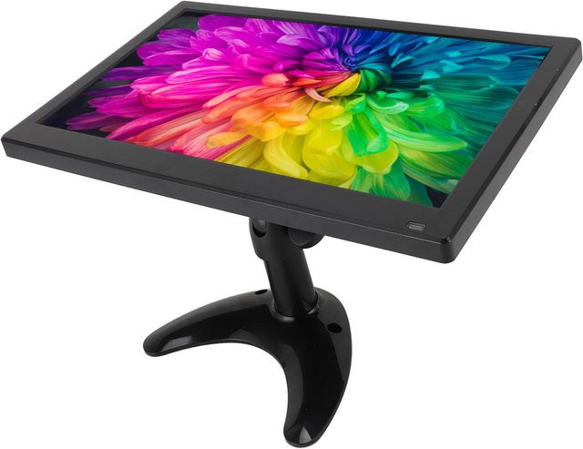 OutsideWorld 11,6 Zoll HD Externer Monitor Full HD 1920x1080 in Schwarz mit USB-C und USB-A Anschlüssen - Bild 1
