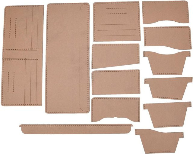 Igeteck Brieftasche Muster Vorlage aus transparentem Acryl in Grau - Bild 1