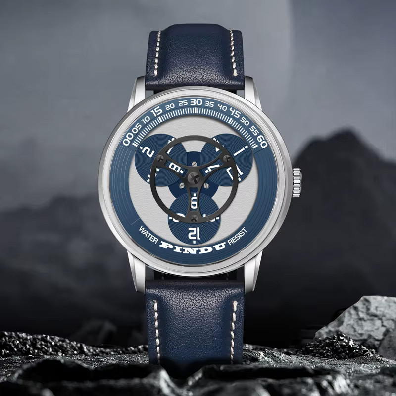 PINDU Armbanduhr Automatik, Edelstahl, 40 mm, Herren - Bild 2