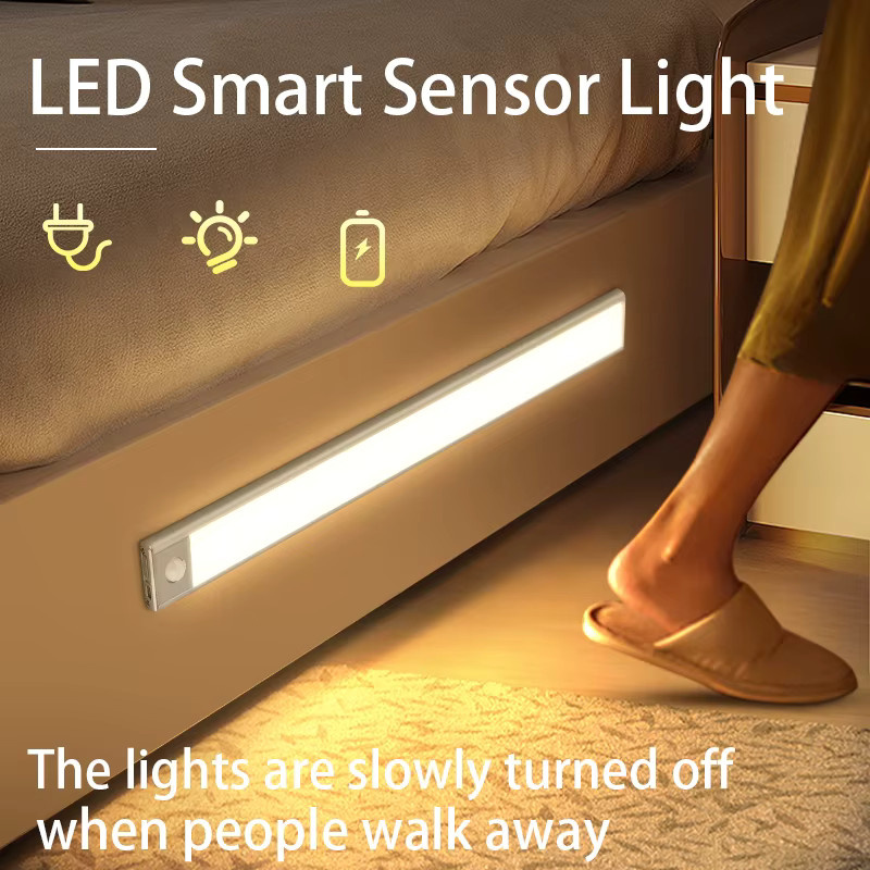 Zuoji LED Schrankleuchte mit Bewegungsmelder und Dimmer, USB wiederaufladbar, Unterbauleuchte für die Küche - Bild 5