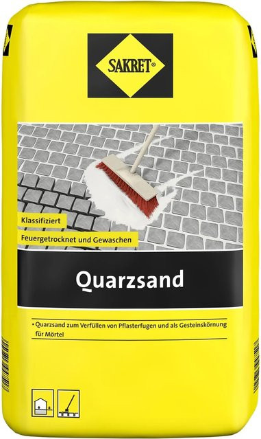 Sakret Quarzsand gelb 0-2 mm 25 kg - Bild 1