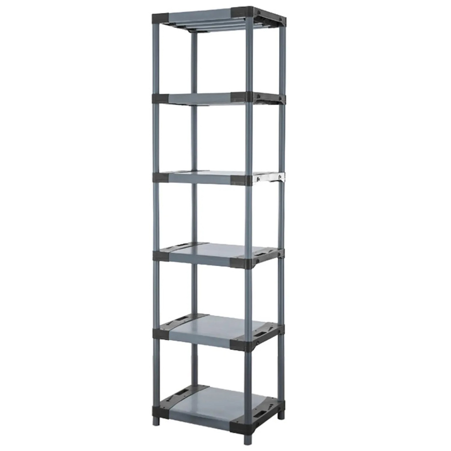 PROREGAL Kunststoffregal Grey Bear Extra-Tall in Grau, H x B x T: 220 x 60 x 46 cm - Bild 2